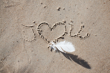  inscription on the beach 