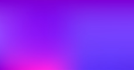 Purple Blue Gradient Vibrant Dreamy Vector Background. Sunrise, Sunset, Sky, Water Color Overlay Neon Design Element. Luxury Trendy Holograph Defocused Texture. Digital Funky Cool Tech Gradient Paper.
