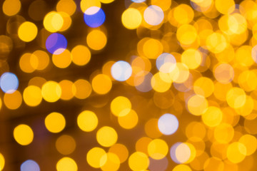 Fototapeta premium Abstraction colored blurry lights (out of focus)