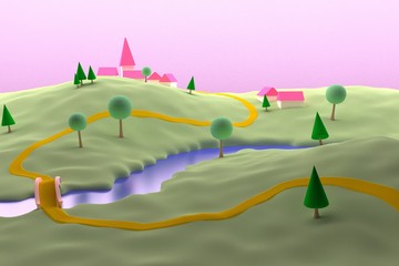 Paysage enfantin © Nicolas Charmel