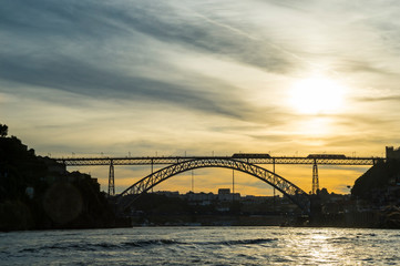 ポルト（ポルトガル）の夕景