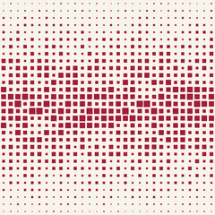 square halftone seamless pattern, minimal geometric background border texture