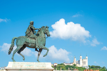 Fototapeta premium ベルクール広場のルイ14世