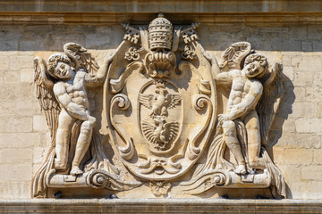 Ehemalige Münze in Avignon in Südfrankreich