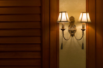 Vintage wall lamp interior lighting bulbs decoration contemporary