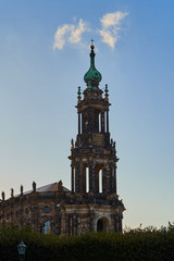 Obraz premium Landmarks of Saxony Germany - elegant baroque city Dresden, popular touristic attraction