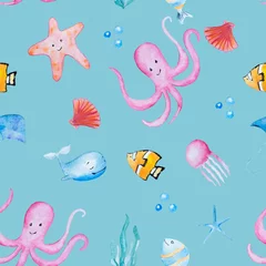 Wall murals Sea life sea life pattern