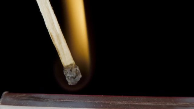 Close-up view to strike matches for matchbox, ignition matches for matchbox