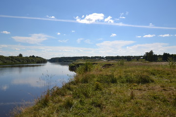 hot summer day in the northern Urals