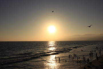 Santa Monica beach vacation