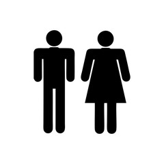 Male and female icon symbol vector