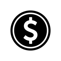 money symbols icon vector