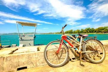 bicycle on the beach
