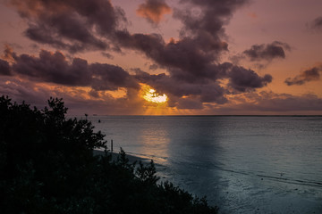 Obraz na płótnie Canvas Sonnenaufgang am Meer 6