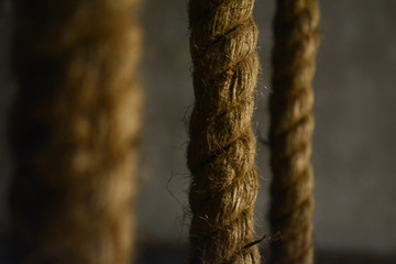  texture of a thick rope