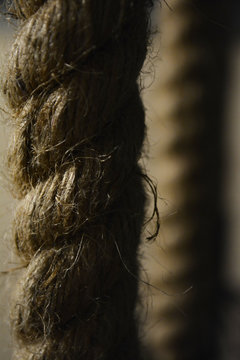  texture of a thick rope