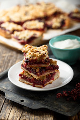 Homemade berry pie