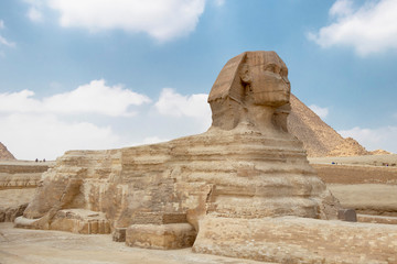 The Sphinx in Giza pyramid complex