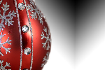 christmas ornament red ball