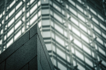 Abstract architecture commercial building