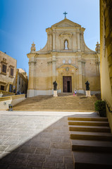 Fototapeta na wymiar View of the Gozo Citadel