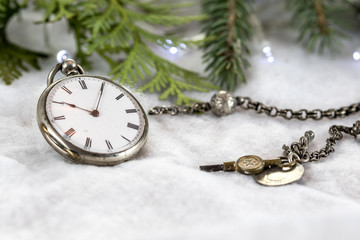 christmas pocket watch