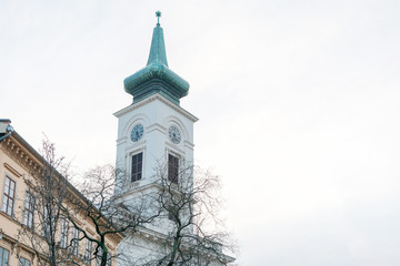 Fototapeta na wymiar Vintage Cathedral in Budapest, Hungary, Europe