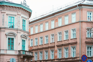 view of historic architectural in Budapest, Hungary, Europe