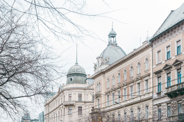 view of historic architectural in Budapest, Hungary, Europe