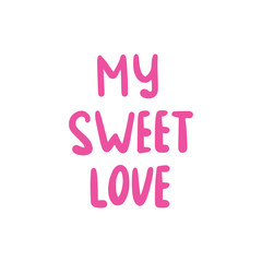 Phrase text My Sween Love