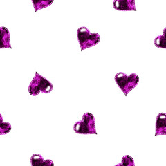 Hand painted watercolor seamless pattern for Valentine's Day, wedding invitation,greeting card.