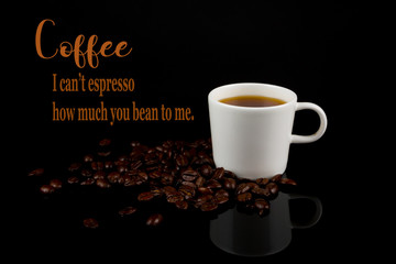 Funny Coffee Memes,"i can't espresso how much you mean to me ". Cool Quotes