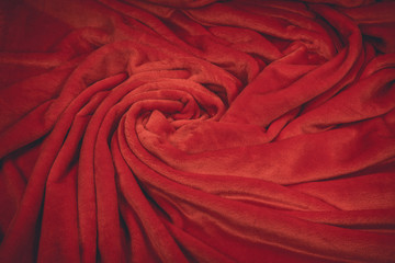 Fleece fabric WellSoft  red