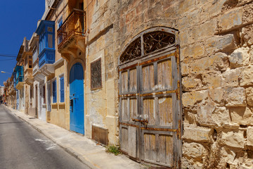 Valletta. Old medieval street.