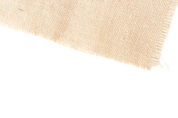 Back brown Fabric canvas texture isolate background with clipping path blank space for text design. Clean yellow beige Hessian sackcloth wool pleat woven concept cream sack pattern color.