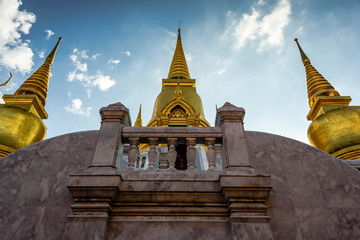 golden pagoda in thailand