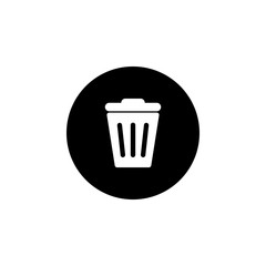 Trash icon vector. trash can icon. Delete icon vector