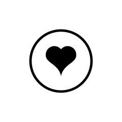 Heart icon vector. Heart vector icon. Like icon vector