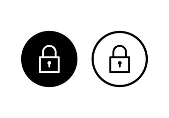 Lock icon vector. Encryption icon. Lock Icon in trendy flat style isolated. Security symbol