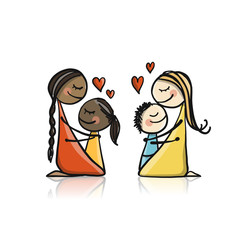 Happy mother's day. Greeting card design