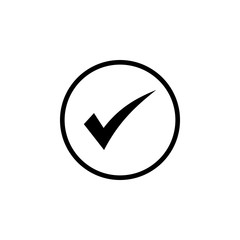 check icon vector. check mark icon. check list button icon