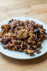 Chestnut Rice with Dried Fruits / ic Pilav or Pilaf