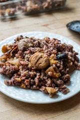 Chestnut Rice with Dried Fruits / ic Pilav or Pilaf