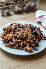 Chestnut Rice with Dried Fruits / ic Pilav or Pilaf