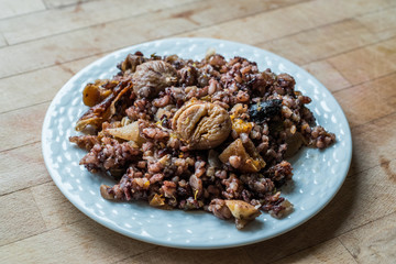Chestnut Rice with Dried Fruits / ic Pilav or Pilaf
