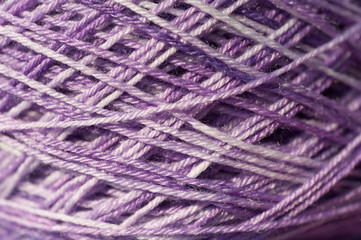 Seamless knitted patterns in pastel colors fragment of ready handmade cloth and melange colored yarn