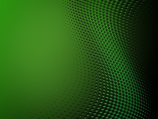 Abstract  green circles halftone background