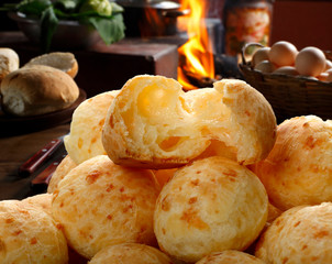 Brazilian snack cheese bread