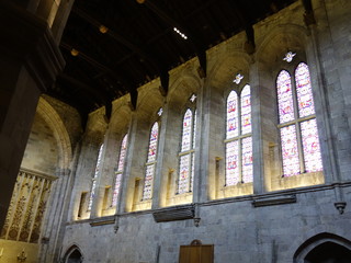 Architectural elements of a Gothic Cathedral