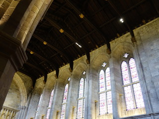 Architectural elements of a Gothic Cathedral